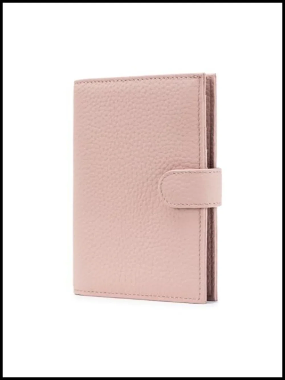 RFID Blocking Leather Passport Holder with Cash & Card Slots, Travel Organizer